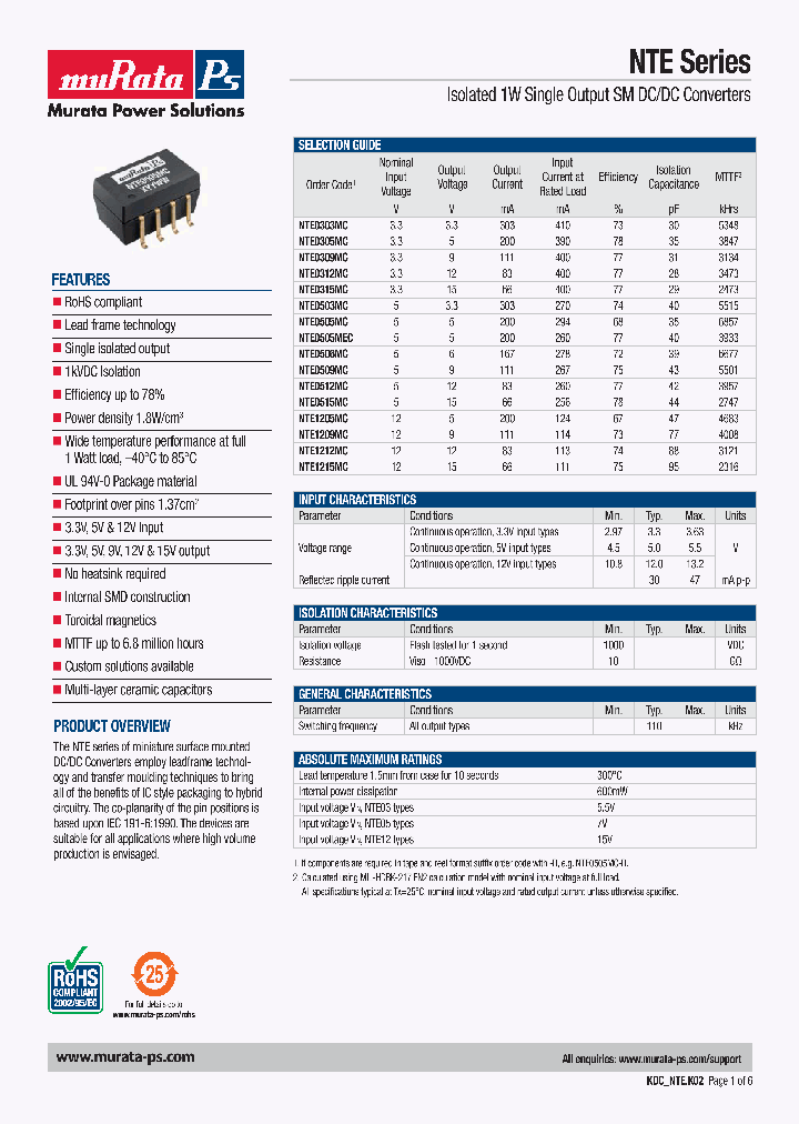 NTE0303MC_7951099.PDF Datasheet