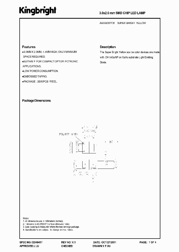 AA3020SYCK_7962173.PDF Datasheet