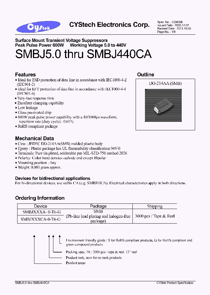 SMBJXXXCA-0-T6-G_7964765.PDF Datasheet
