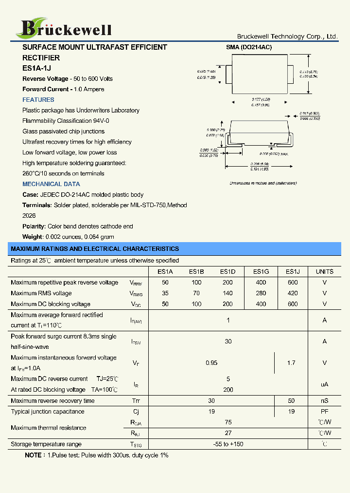 ES1A-1J_7964805.PDF Datasheet