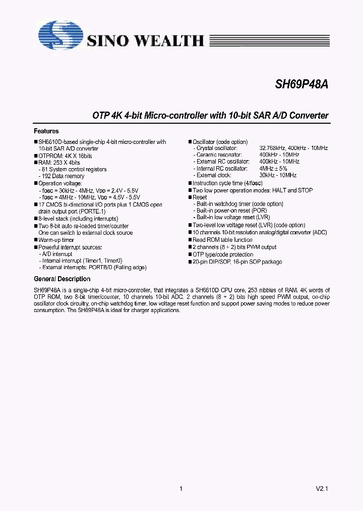 SH69P48A_7798030.PDF Datasheet