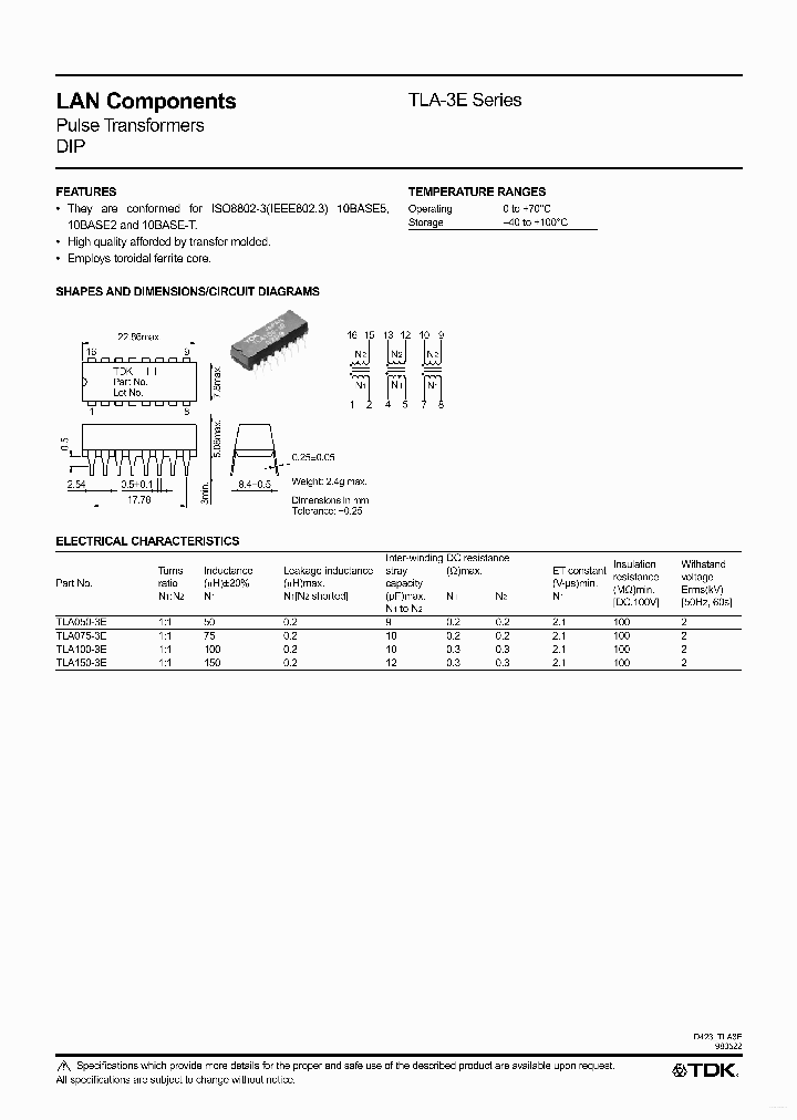 TLA100-3E_7802314.PDF Datasheet