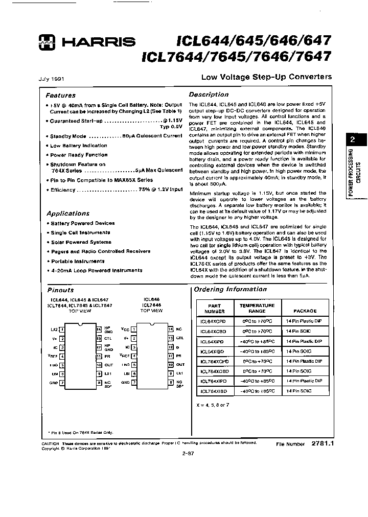 ICL7644IBD-T_7995940.PDF Datasheet