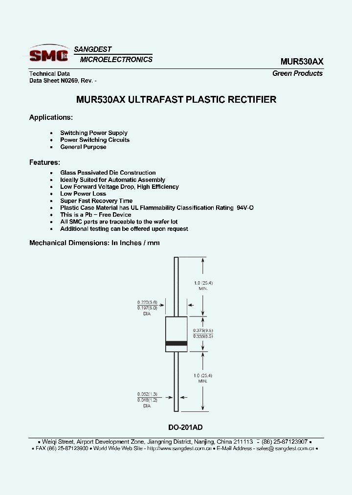 MUR530AX_7998451.PDF Datasheet