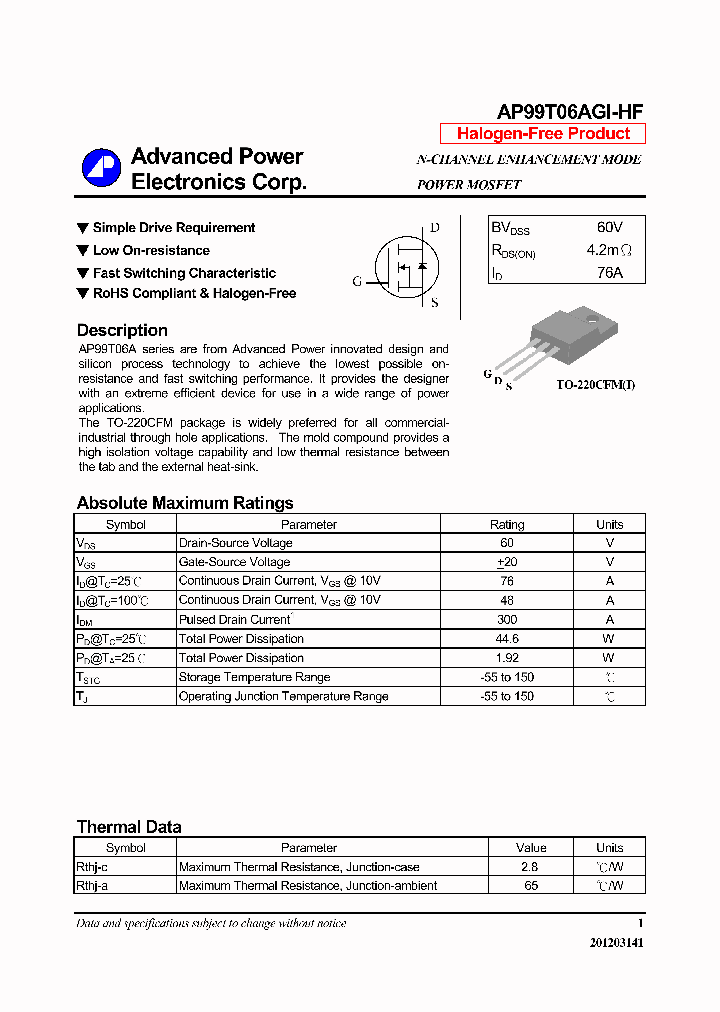 AP99T06AGI-HF-14_8000523.PDF Datasheet