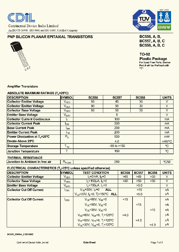 BC558_8001572.PDF Datasheet