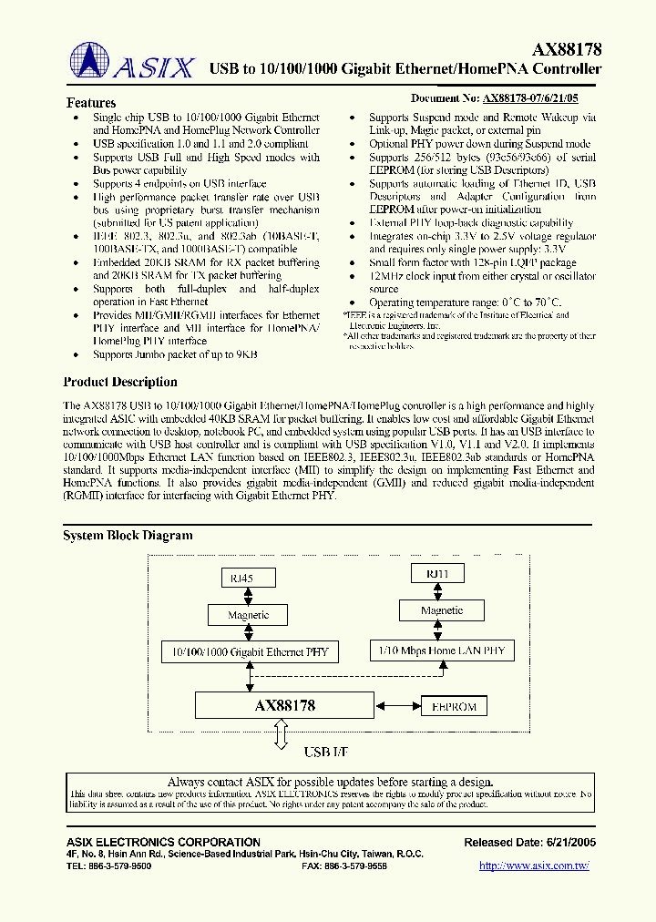 AX88178_8003778.PDF Datasheet
