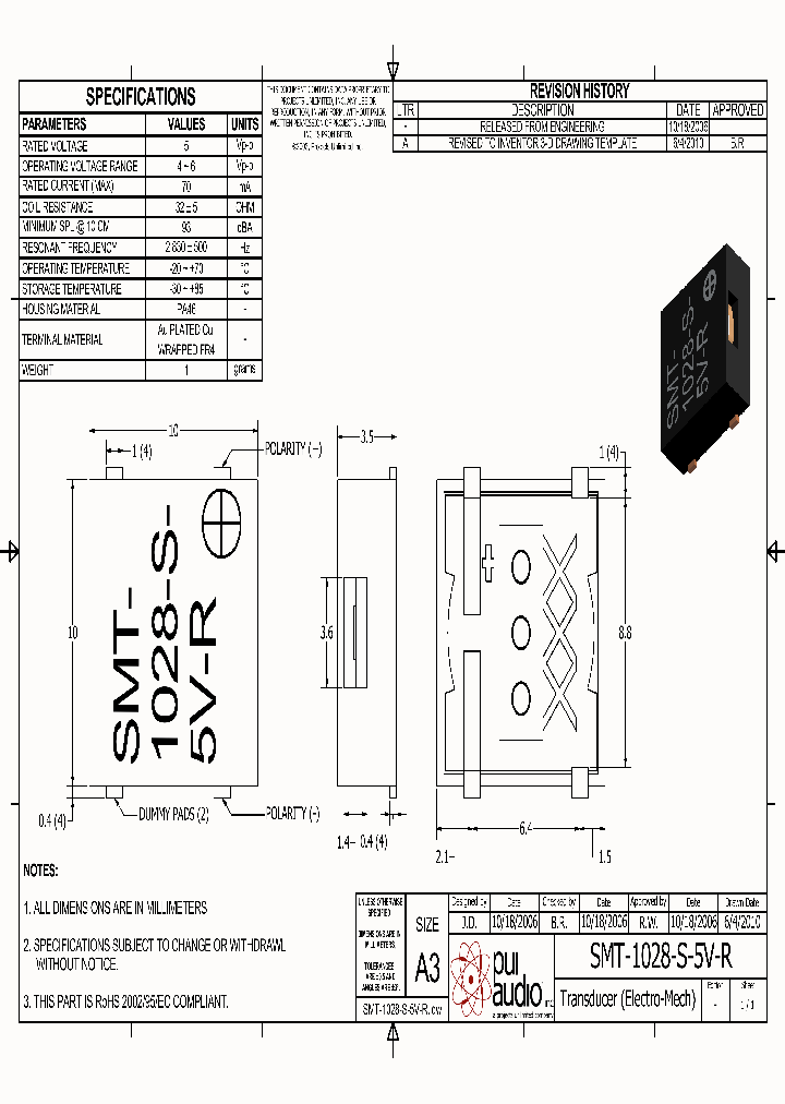 SMT-1028-S-5V-R_8002775.PDF Datasheet Download --- IC-ON-LINE