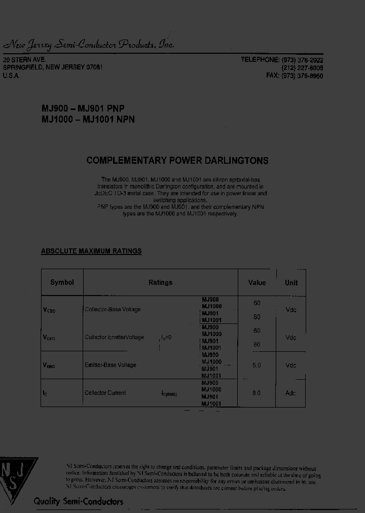 MJ900_8003121.PDF Datasheet