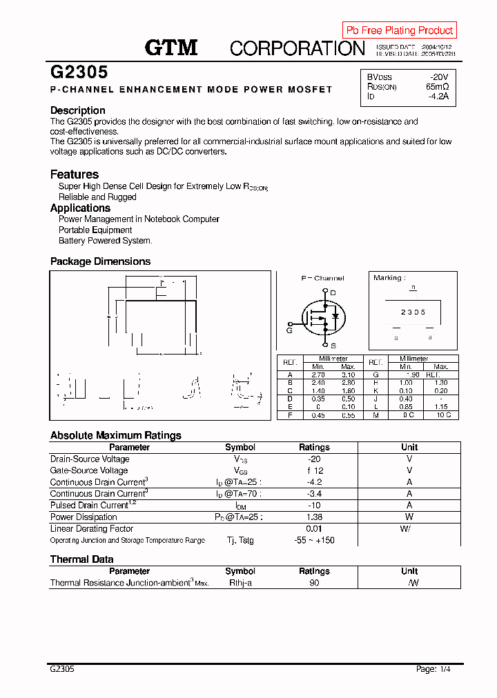G2305_8002917.PDF Datasheet