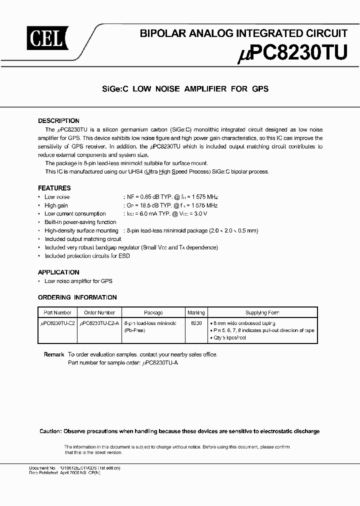 UPC8230TU-E2-A_8017910.PDF Datasheet