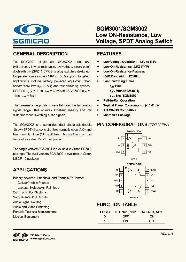 SGM3002_8018250.PDF Datasheet