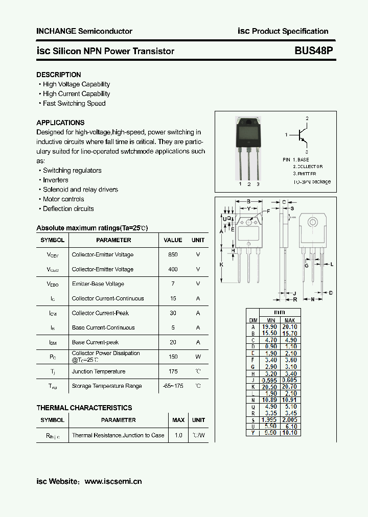 BUS48P_8019064.PDF Datasheet