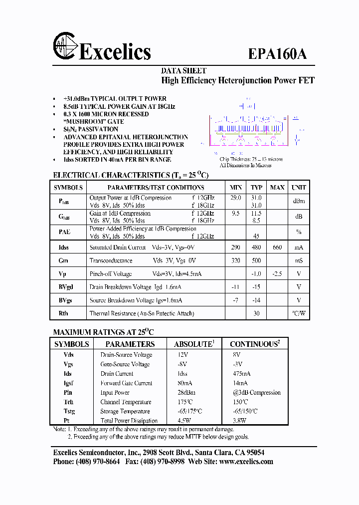 EPA160A_8019255.PDF Datasheet