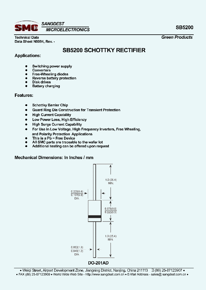 SB5200_8020038.PDF Datasheet