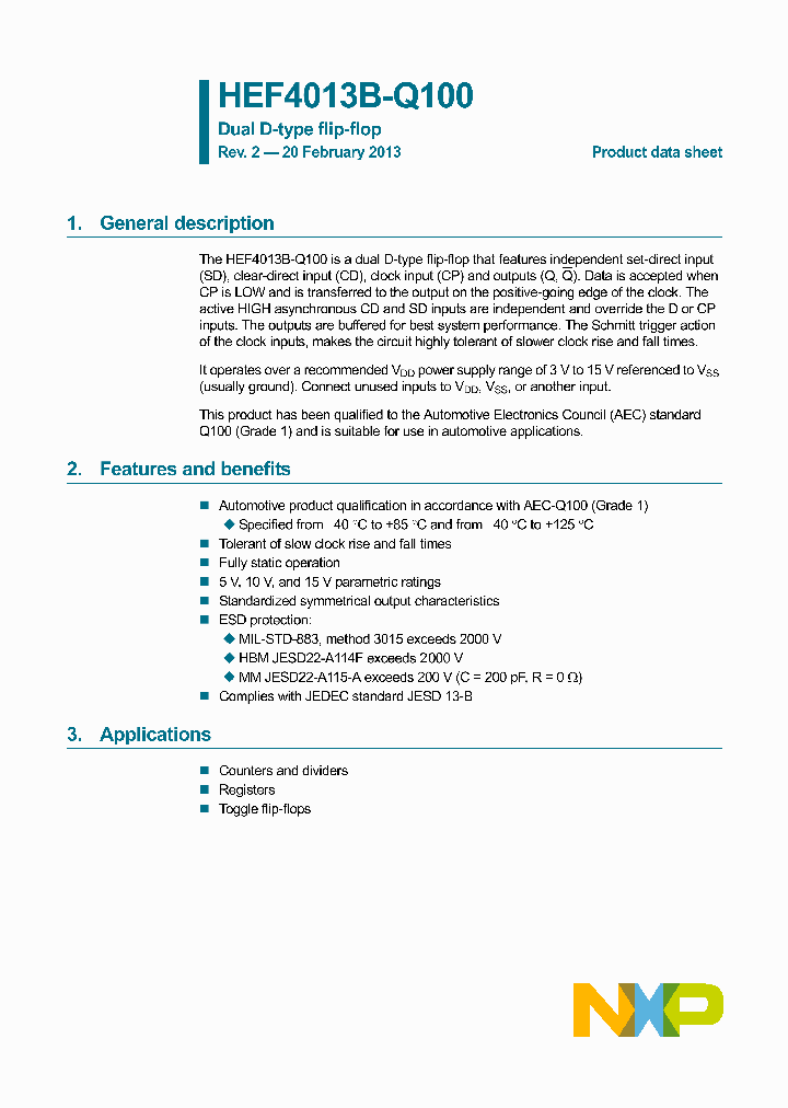 HEF4013BP-Q100_8020088.PDF Datasheet