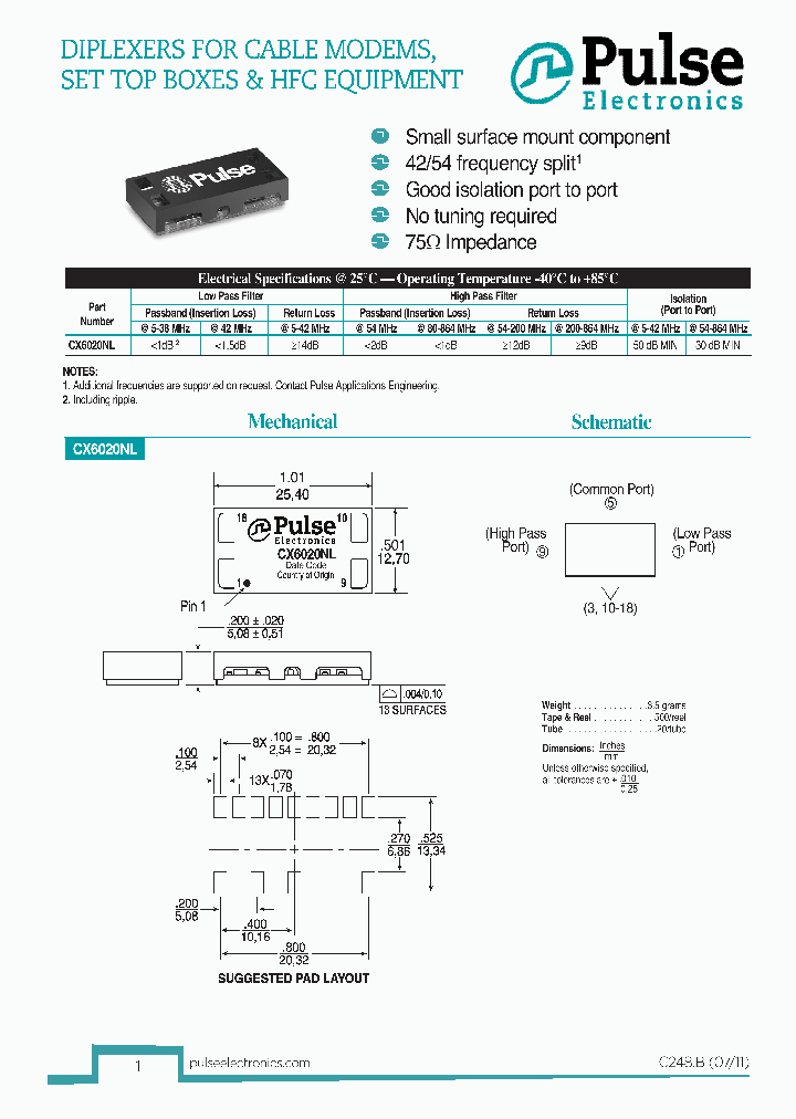 CX6020NL_8020710.PDF Datasheet