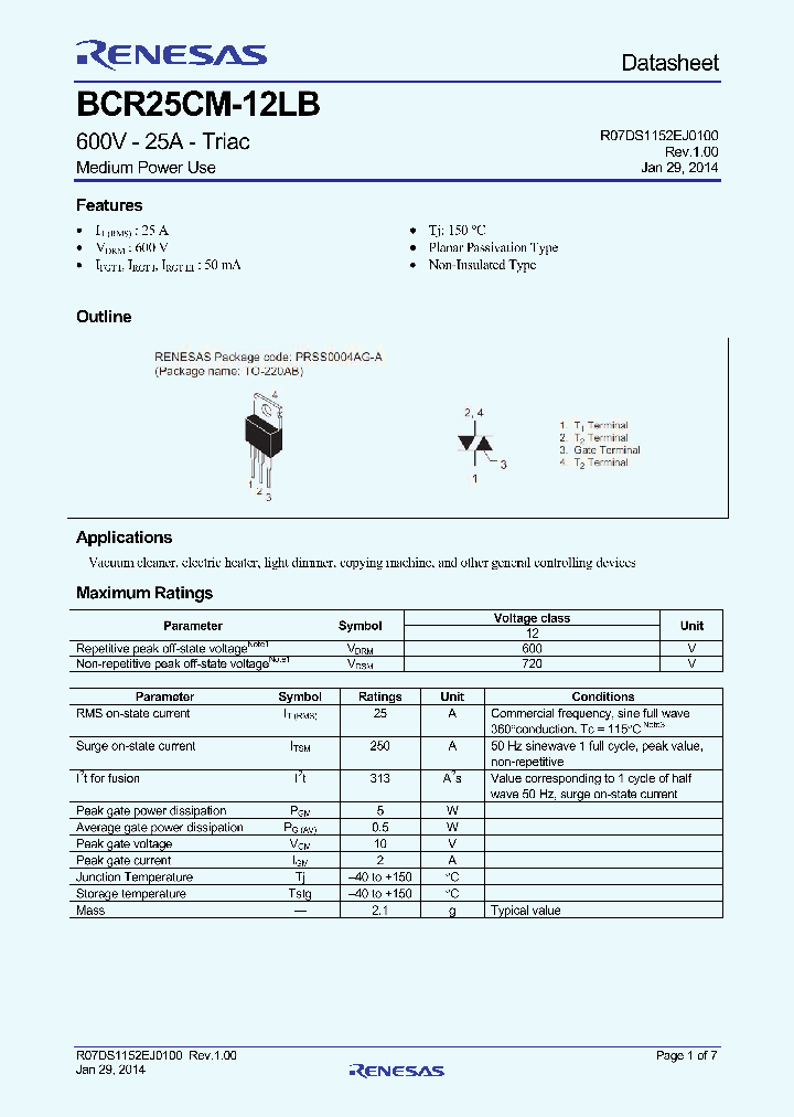 BCR25CM12LB_8028956.PDF Datasheet