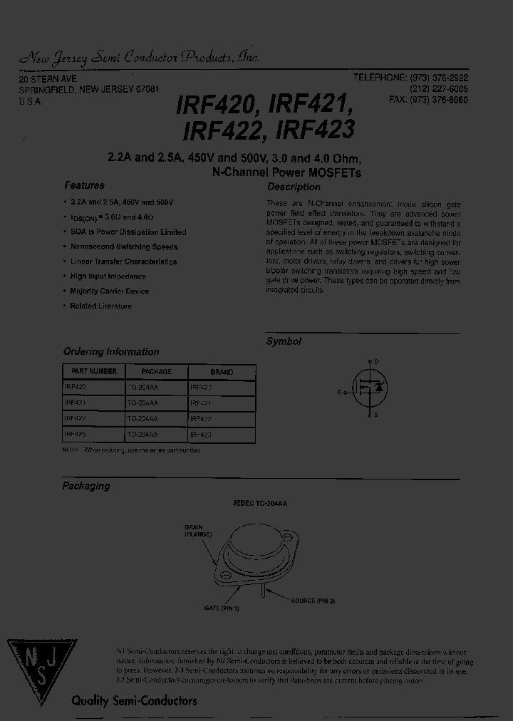 IRF420_8041682.PDF Datasheet