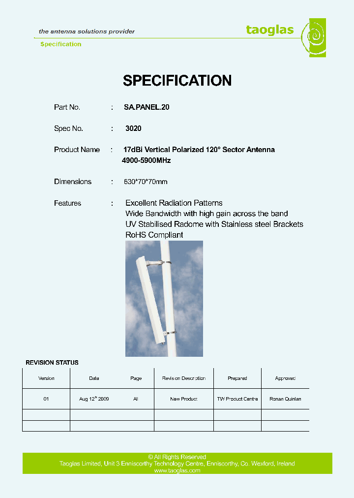 SAPANEL20_8042441.PDF Datasheet