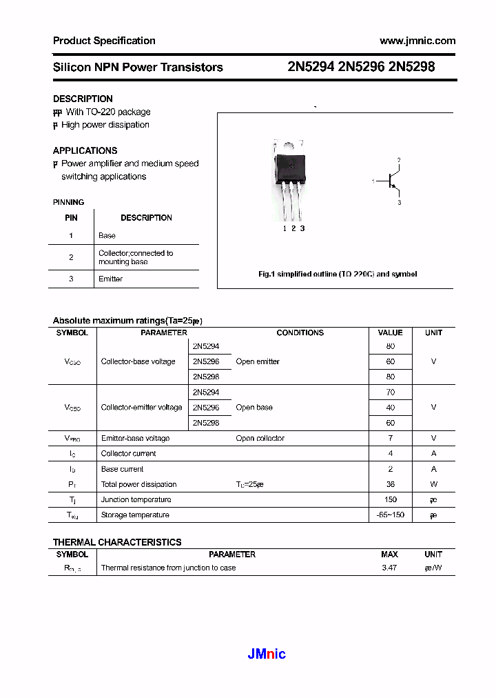 2N5294_8043925.PDF Datasheet