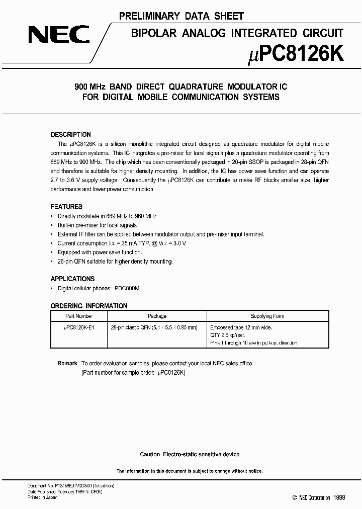 UPC8126GR-E1_8045727.PDF Datasheet