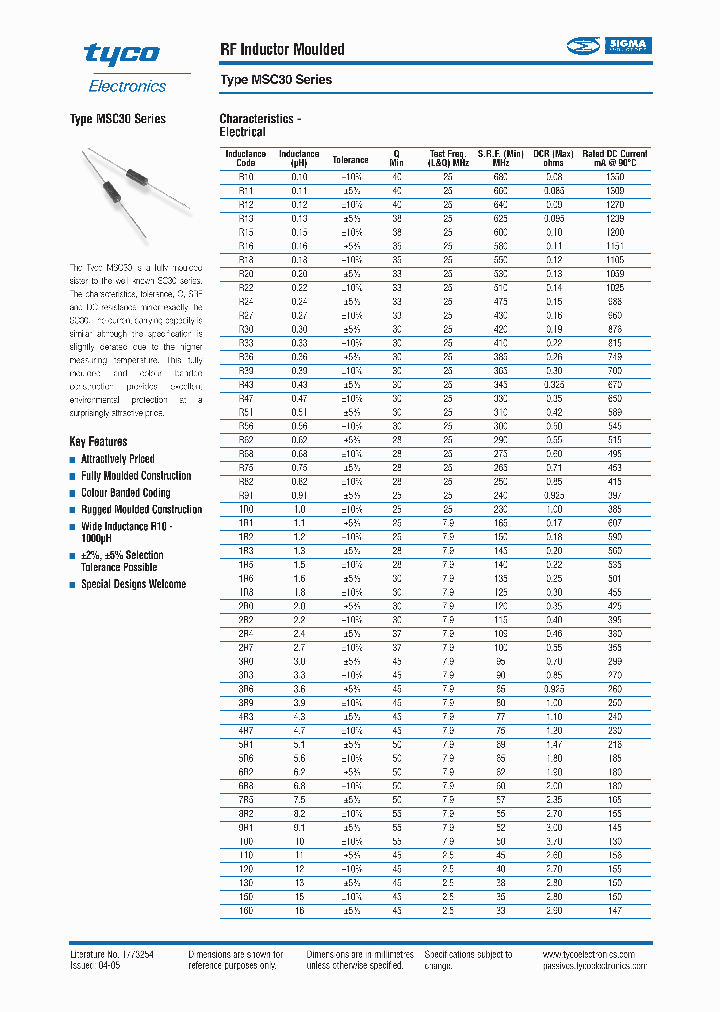 MSC30430JT_8046801.PDF Datasheet