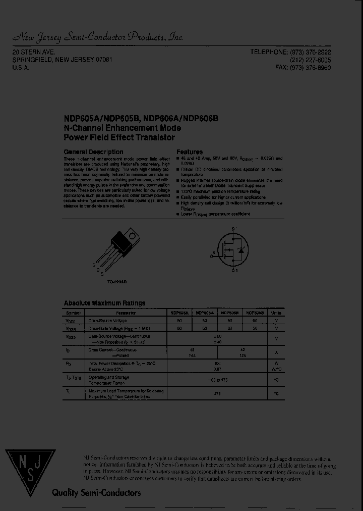 NDP605A_8055476.PDF Datasheet