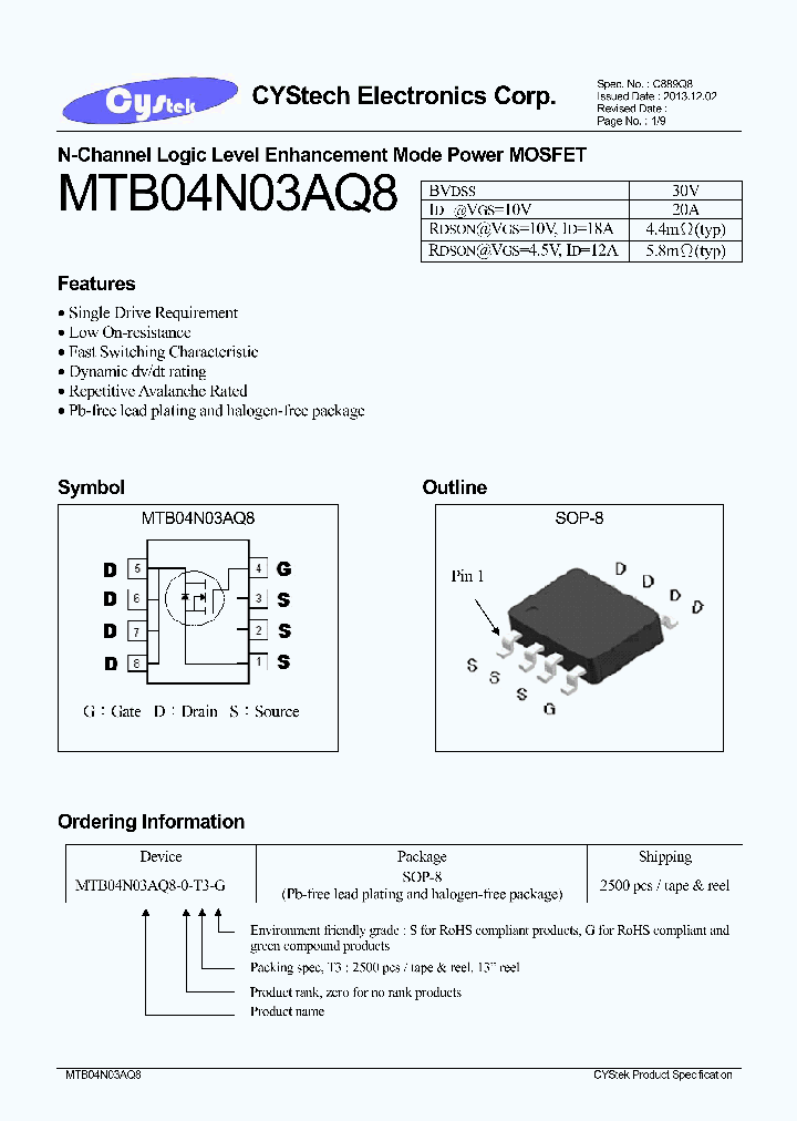 MTB04N03AQ8_8056092.PDF Datasheet