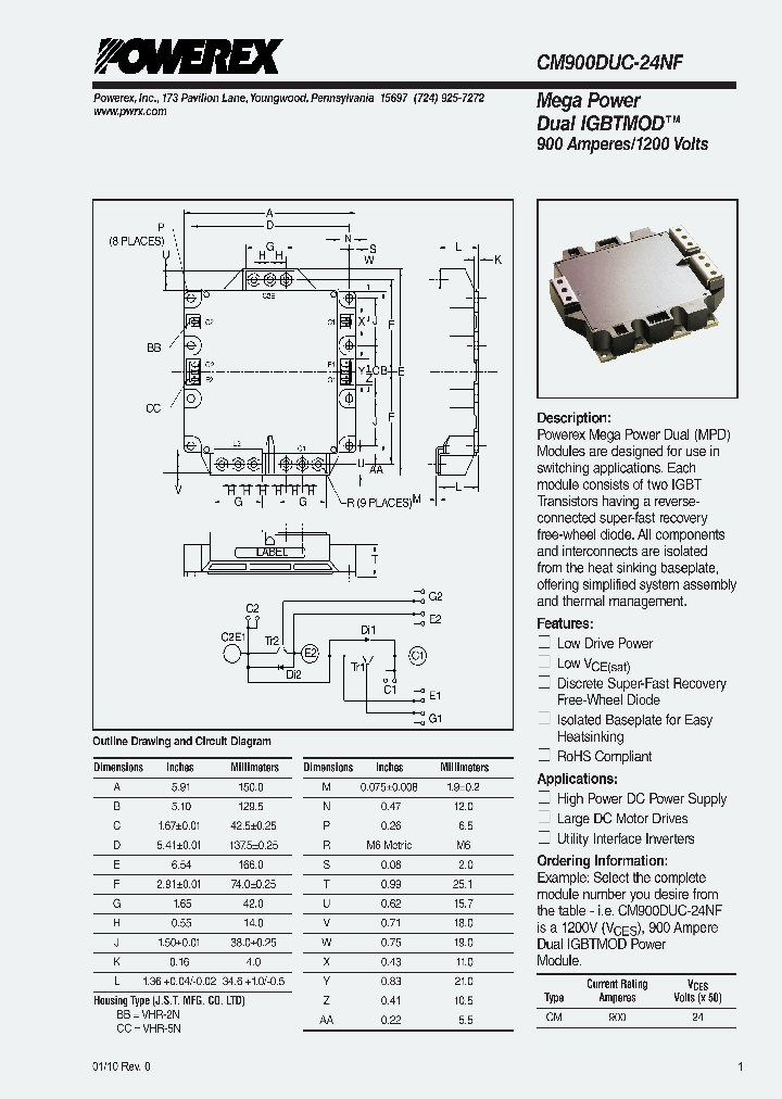 CM900DUC-24NF_8057685.PDF Datasheet