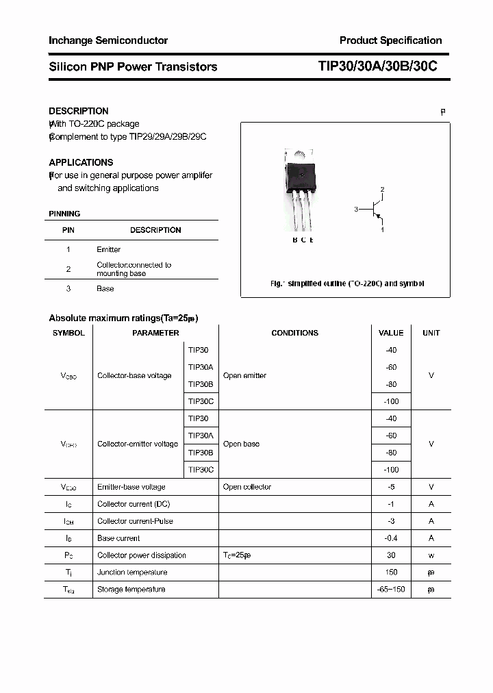 TIP30A_8058696.PDF Datasheet