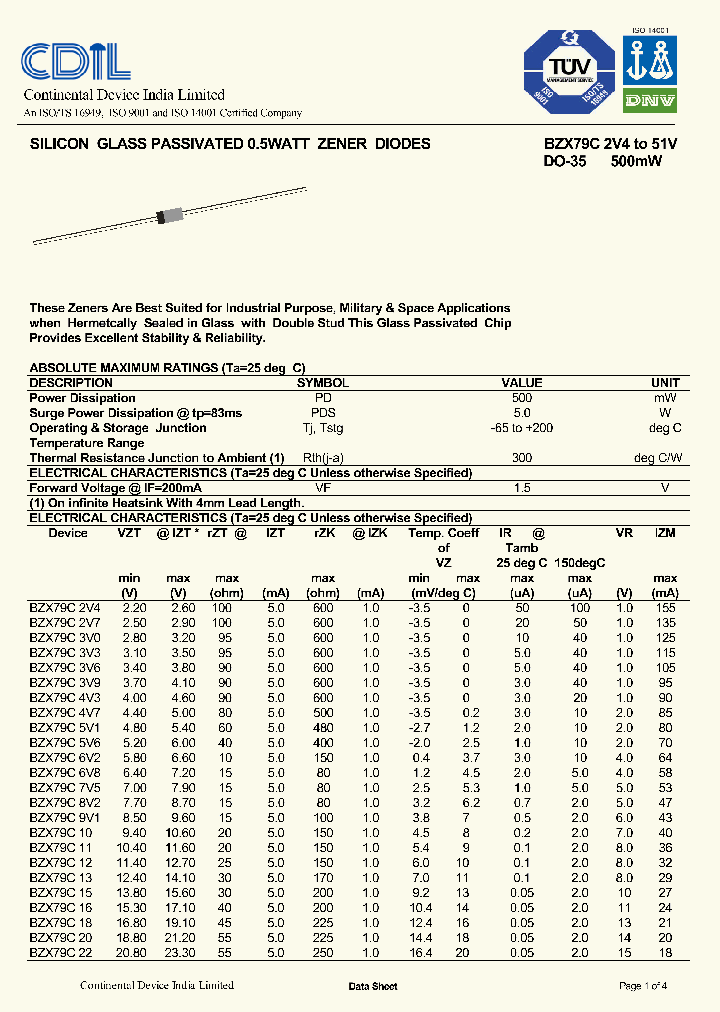 BZX79C4V3_8060847.PDF Datasheet