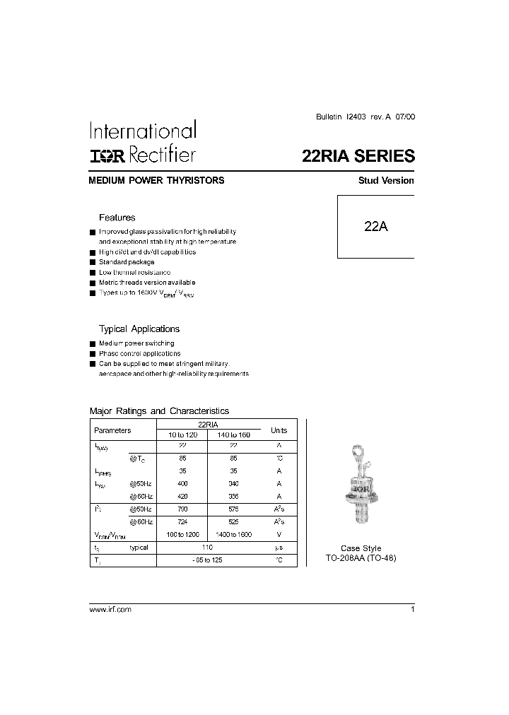 VS-22RIA120_8061383.PDF Datasheet