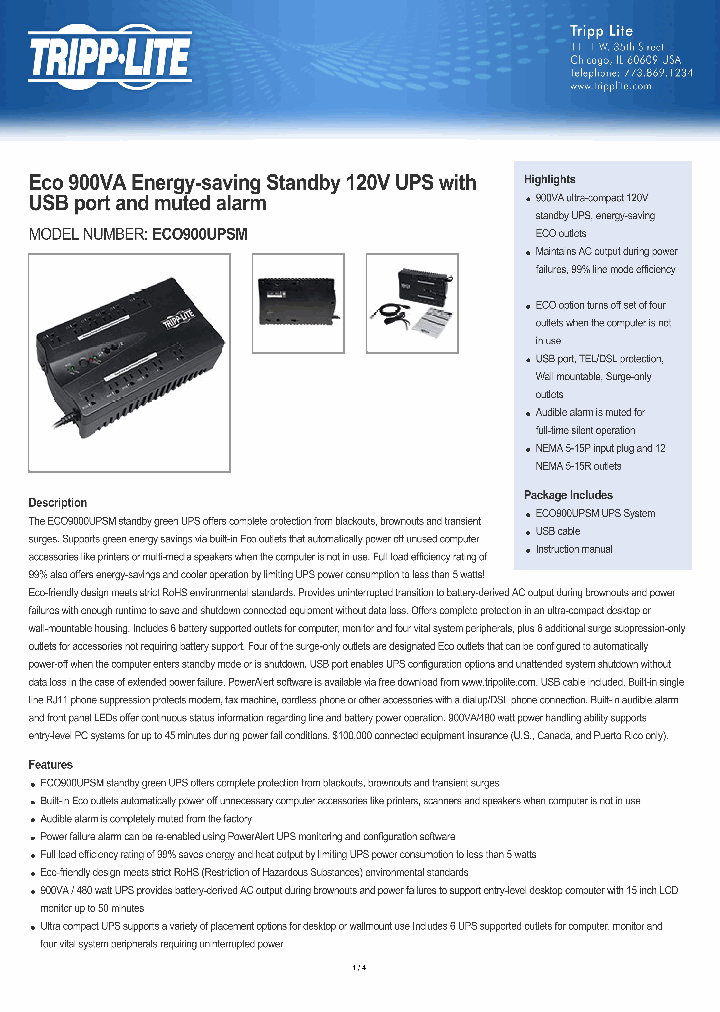 ECO900UPSM_8069253.PDF Datasheet