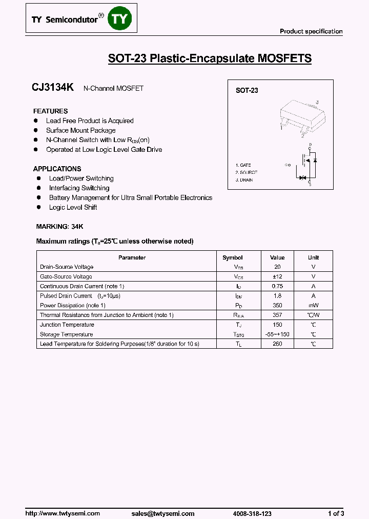 CJ3134K_8070452.PDF Datasheet