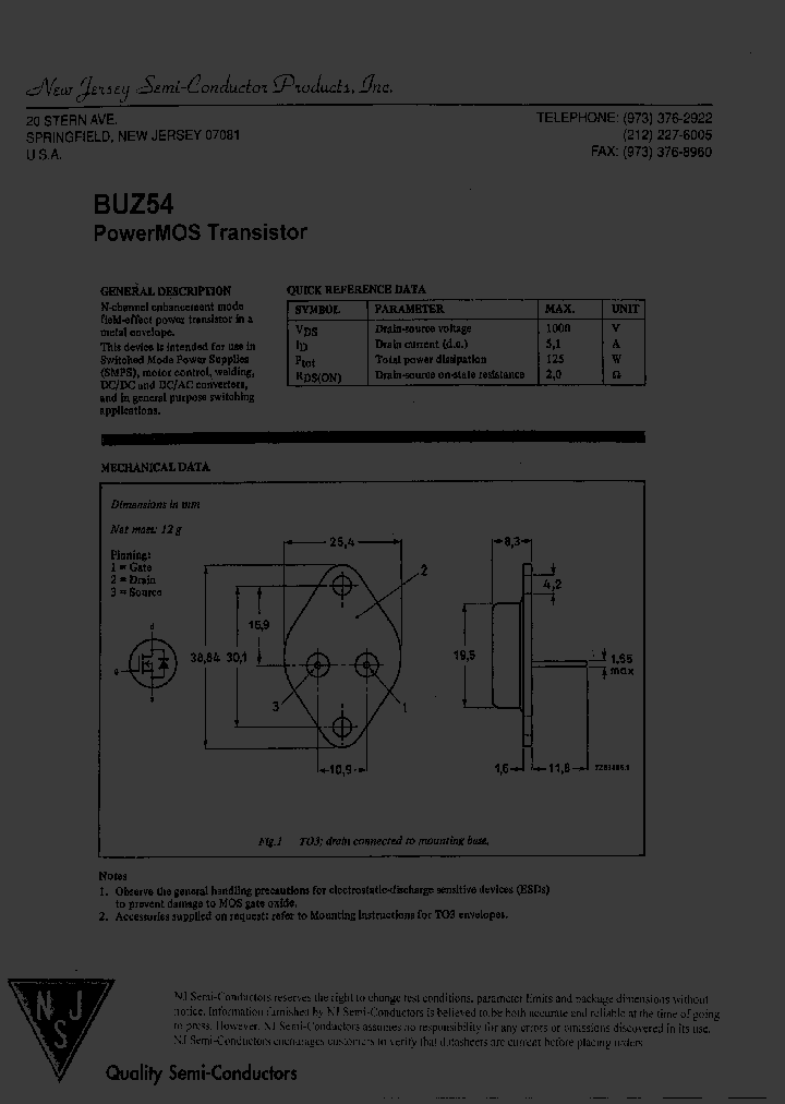 BUZ54_8072483.PDF Datasheet