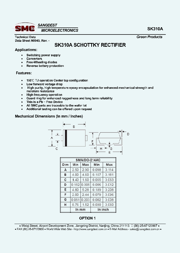 SK310A_8073865.PDF Datasheet