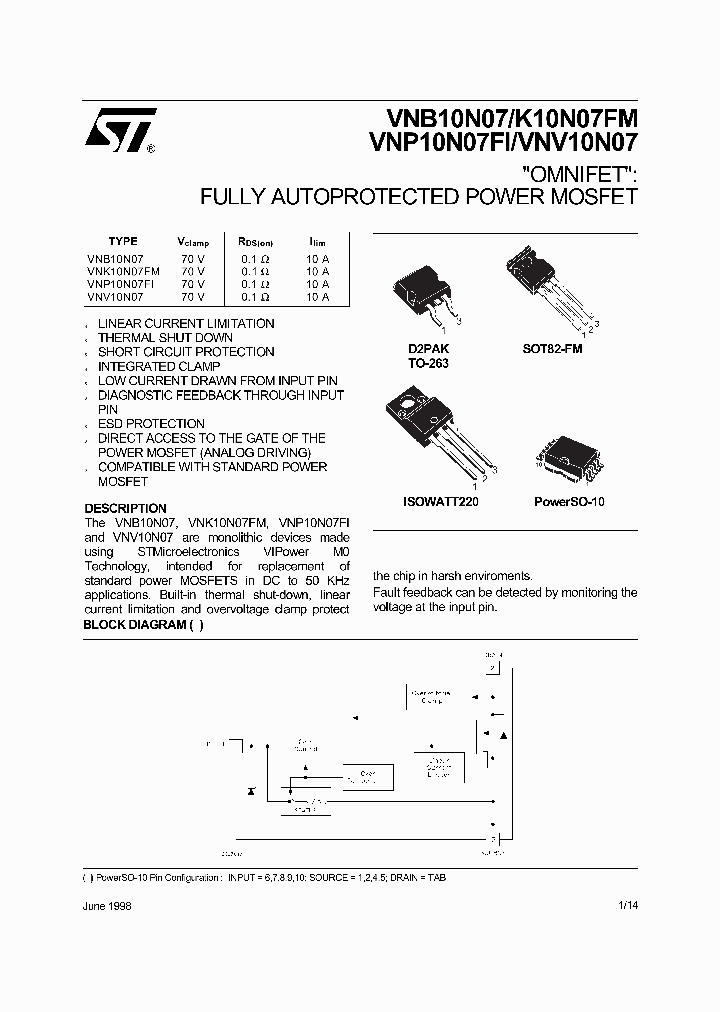 VNB10N07-E_8079896.PDF Datasheet