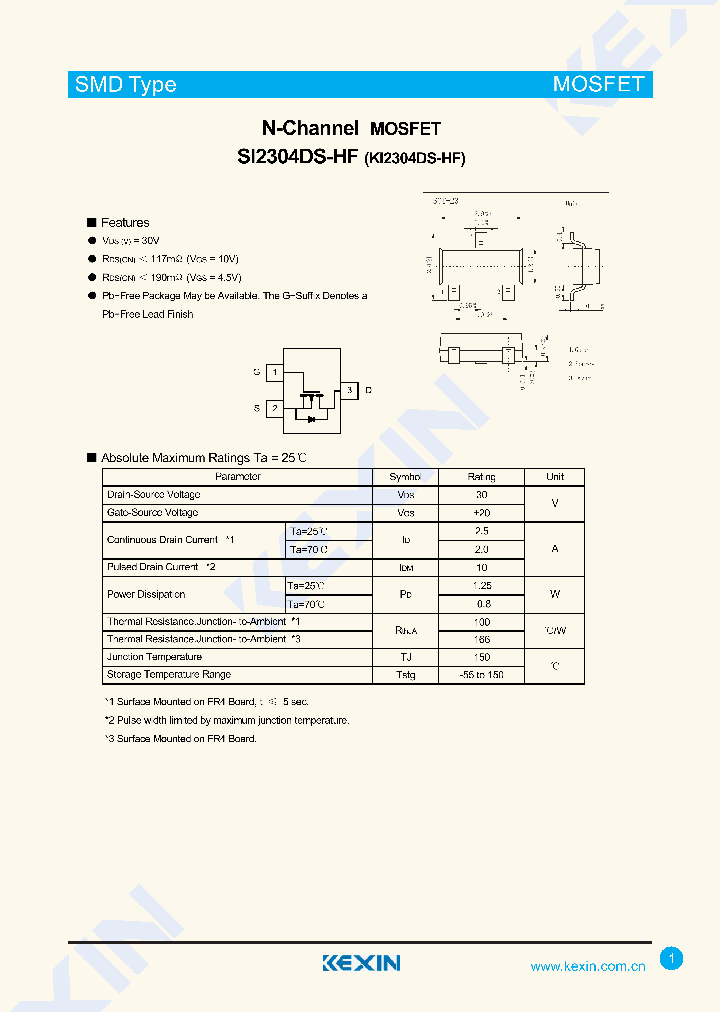 SI2304DS-HF_8081471.PDF Datasheet