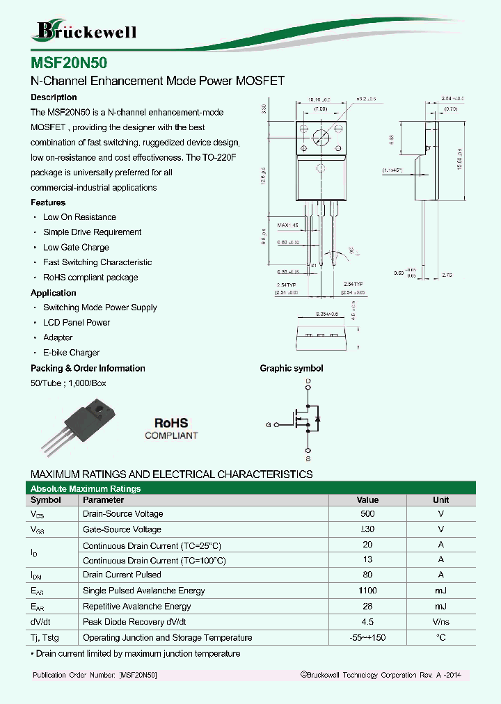 MSF20N50_8083876.PDF Datasheet