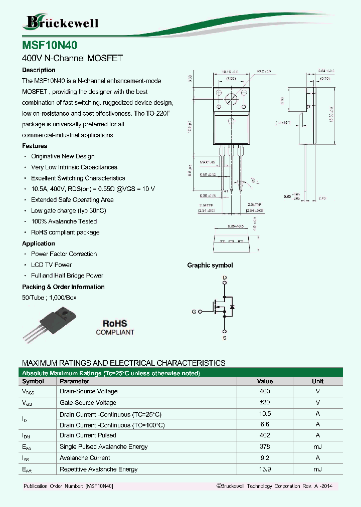 MSF10N40_8083866.PDF Datasheet