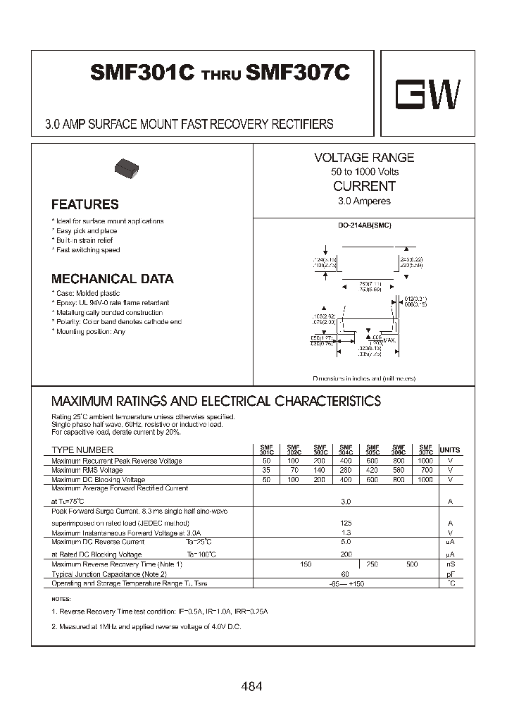 SMF301C_8086164.PDF Datasheet