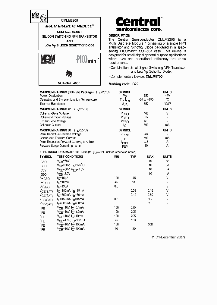 CMLM2205LEADFREE_8088798.PDF Datasheet