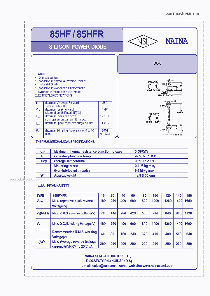 85HFR10M_7819972.PDF Datasheet