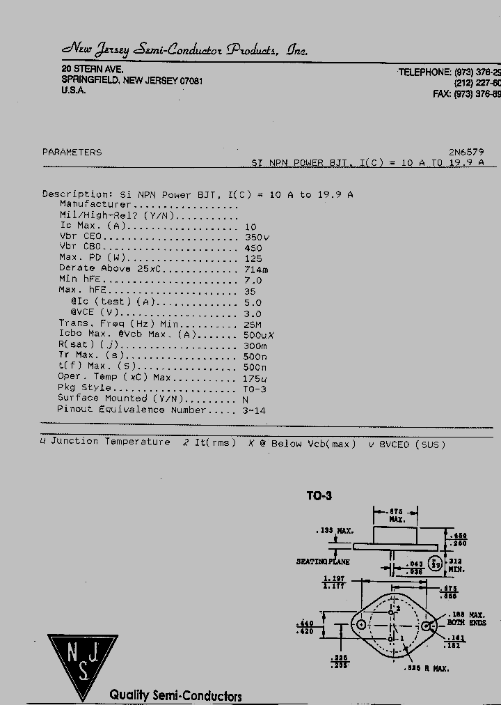 2N6579_8100202.PDF Datasheet