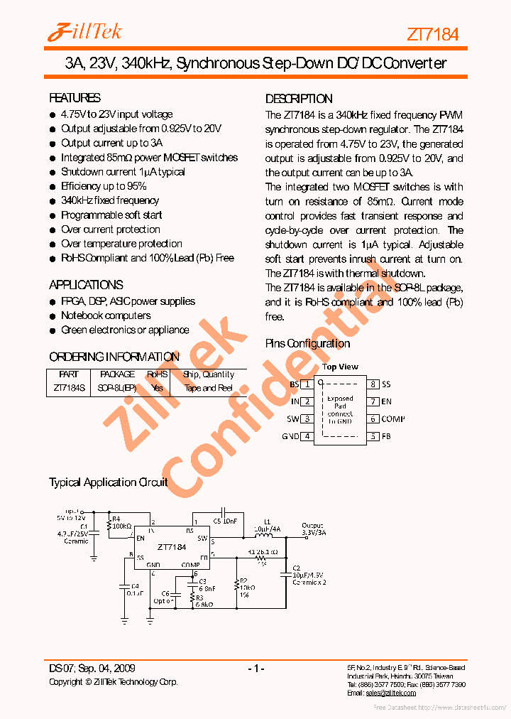 ZT7184_7820182.PDF Datasheet