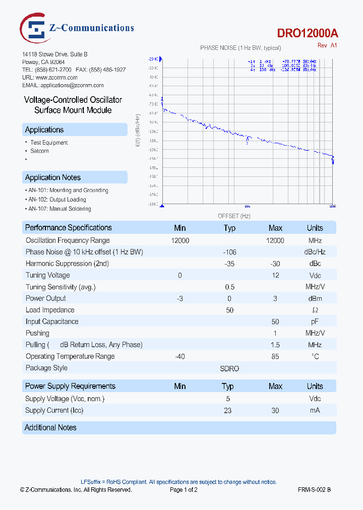 DRO12000A_8106806.PDF Datasheet