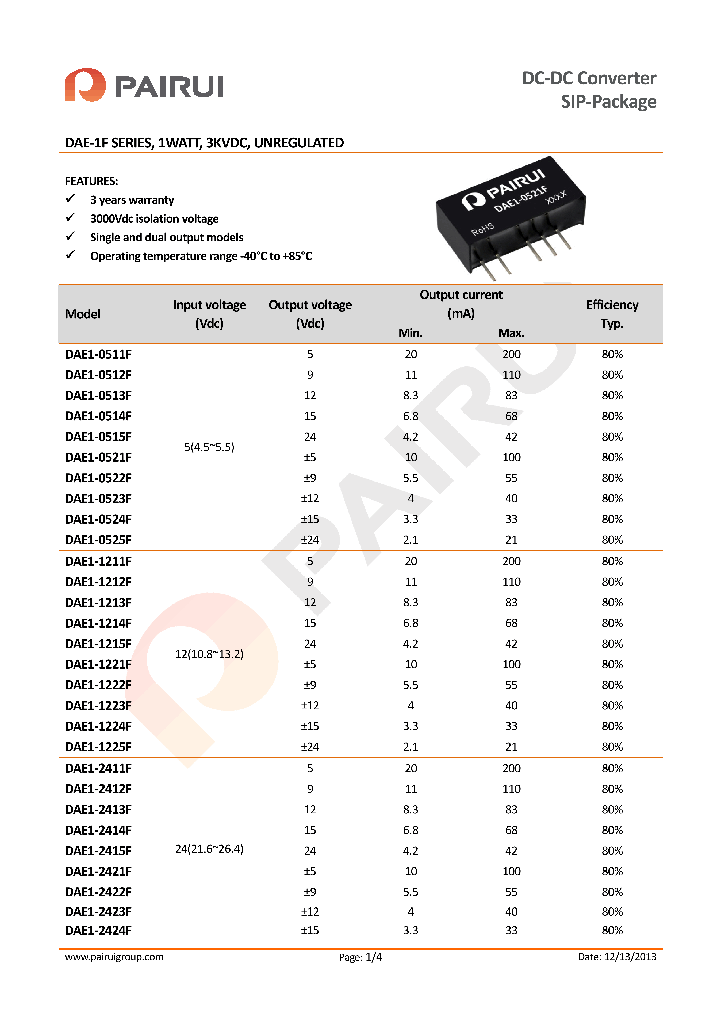 DAE-1F_8108229.PDF Datasheet