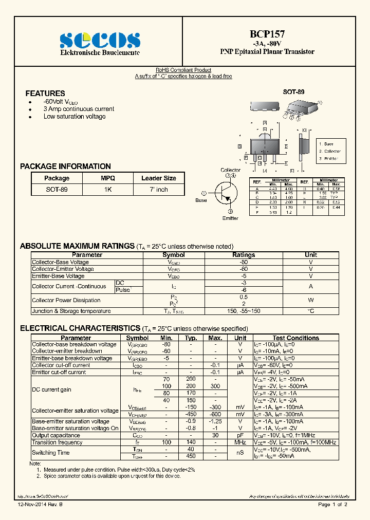 BCP157-15_8113261.PDF Datasheet