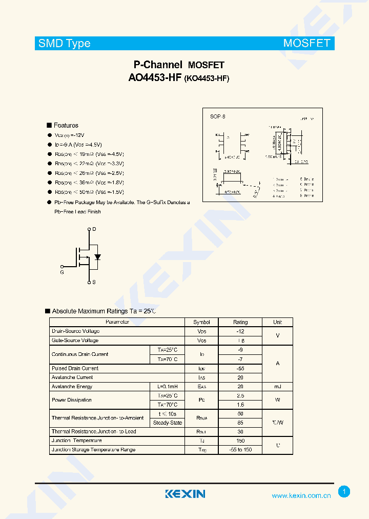 AO4453-HF_8115234.PDF Datasheet